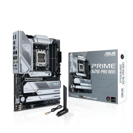 ASUS  PRIME X670E-PRO WIFI AMD X670 Emplacement AM5 ATX 