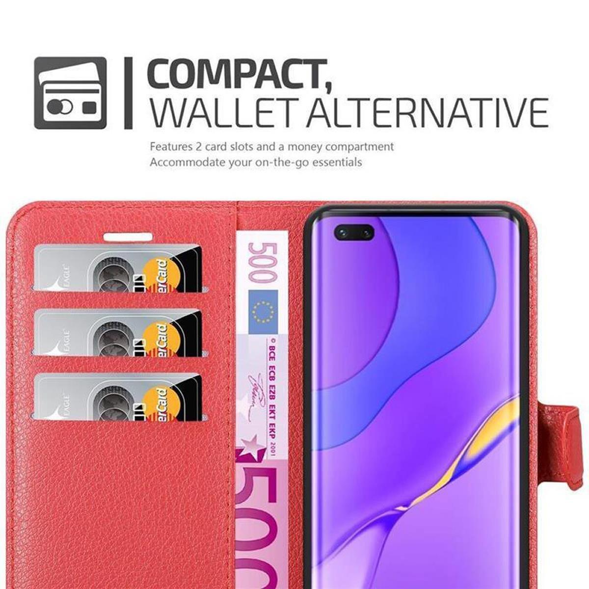 Cadorabo  Housse compatible avec Huawei NOVA 7 PRO 5G - Coque de protection avec fermeture magnétique, fonction de support et compartiment pour carte 