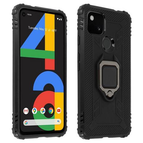 Avizar  Cover Antiurto Google Pixel 4A nero 