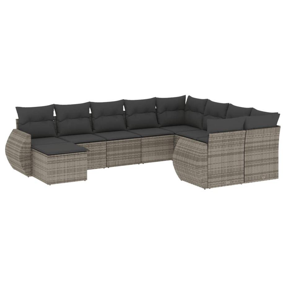 set divano da giardino Polirattan