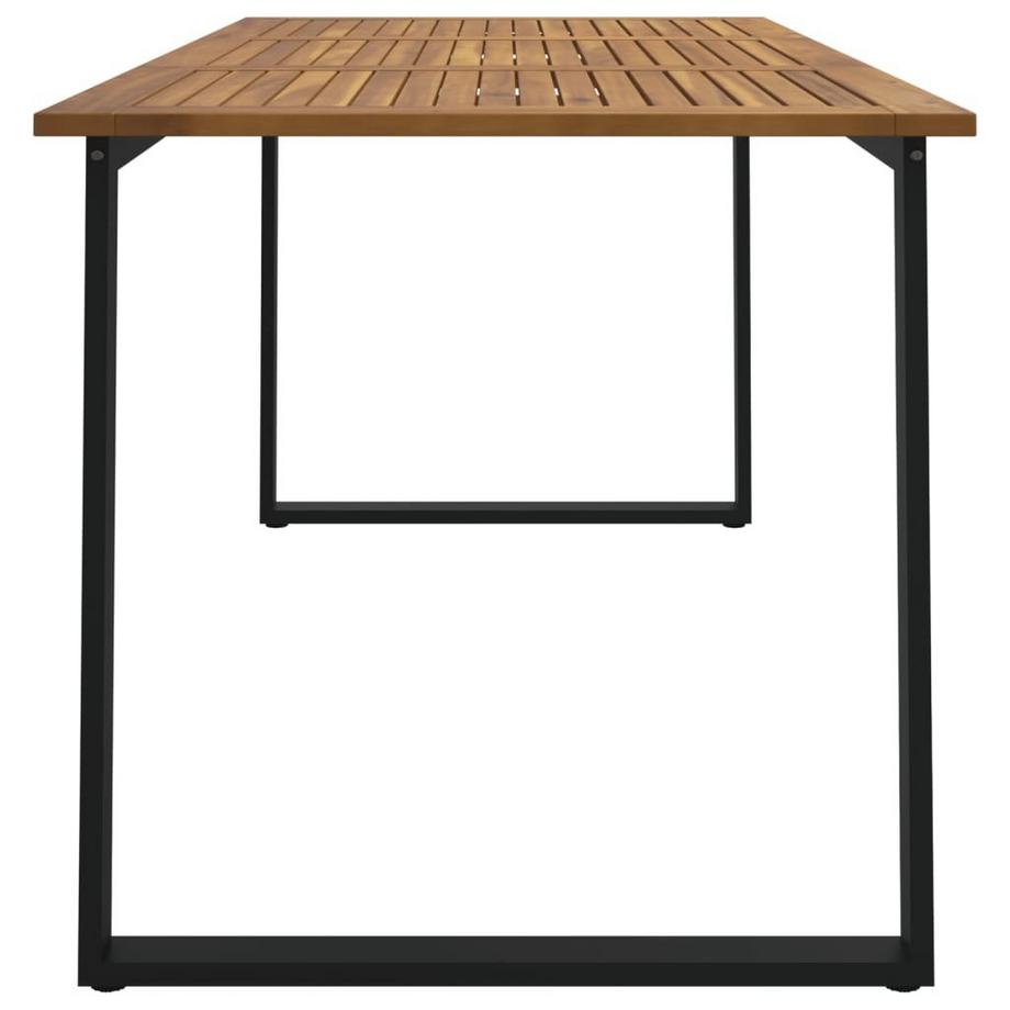 VidaXL Table de jardin bois d'acacia  