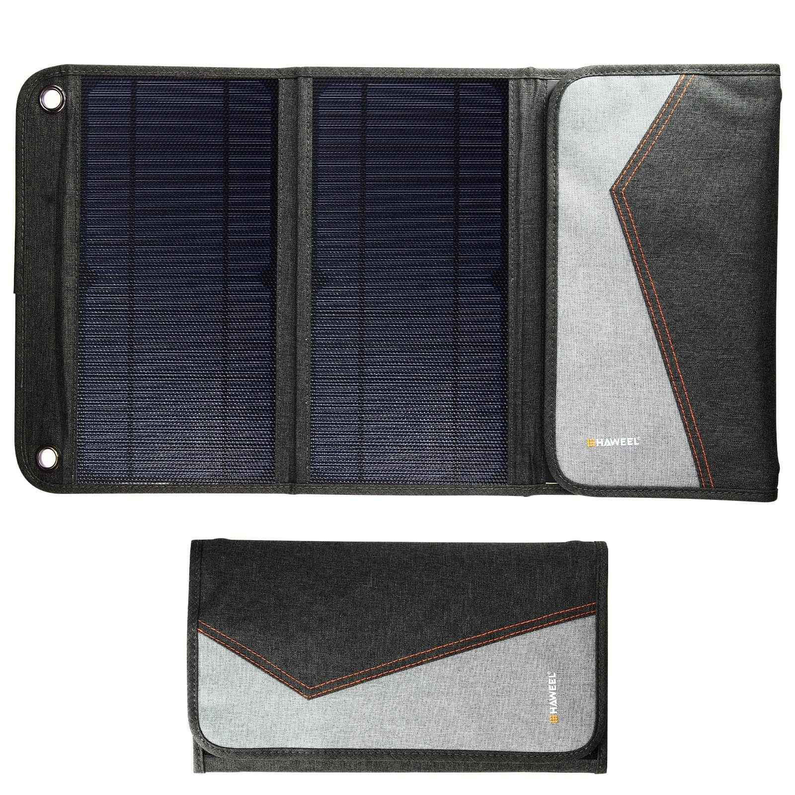 Avizar  Faltbares Solarladegerät, 2x USB 21W 