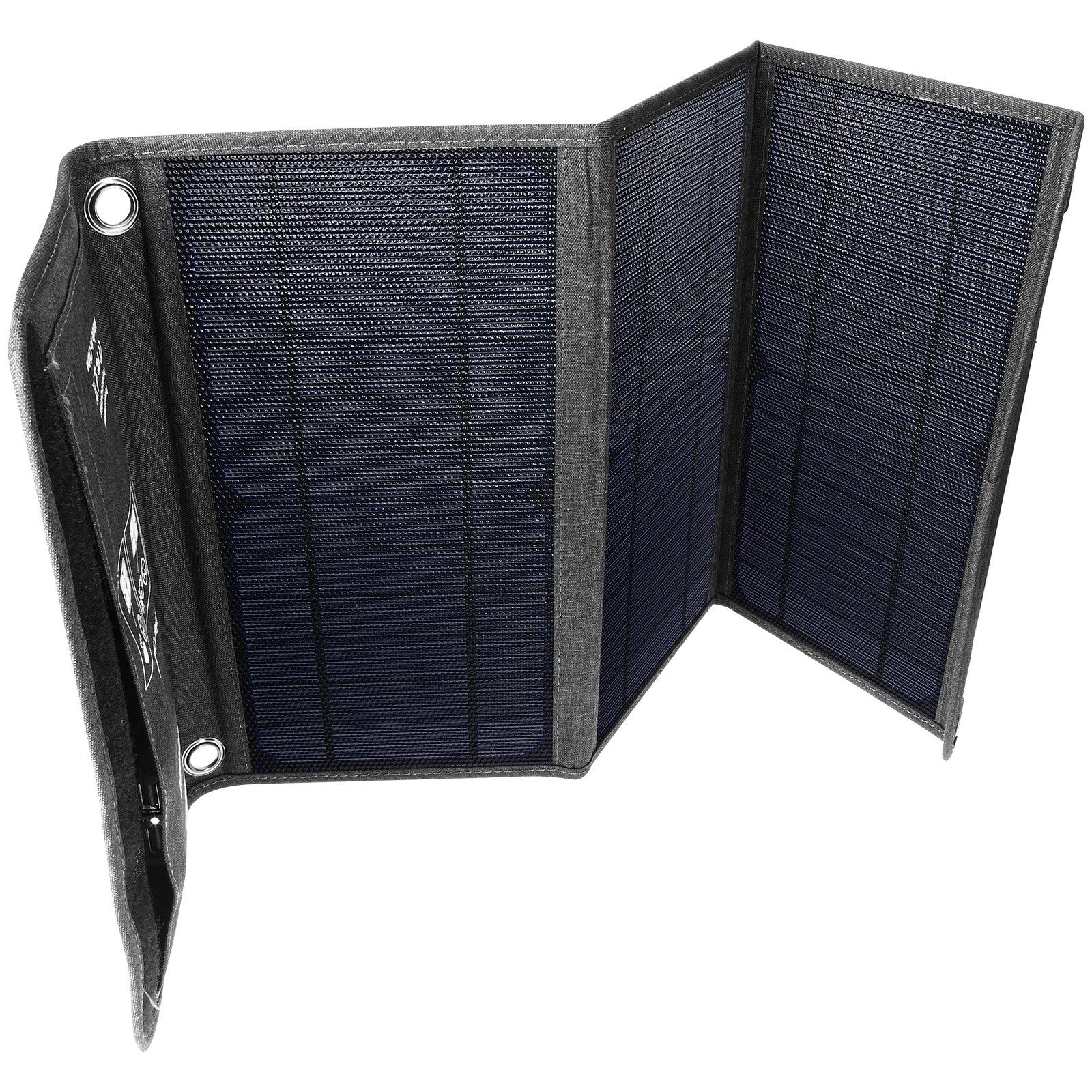 Avizar  Faltbares Solarladegerät, 2x USB 21W 