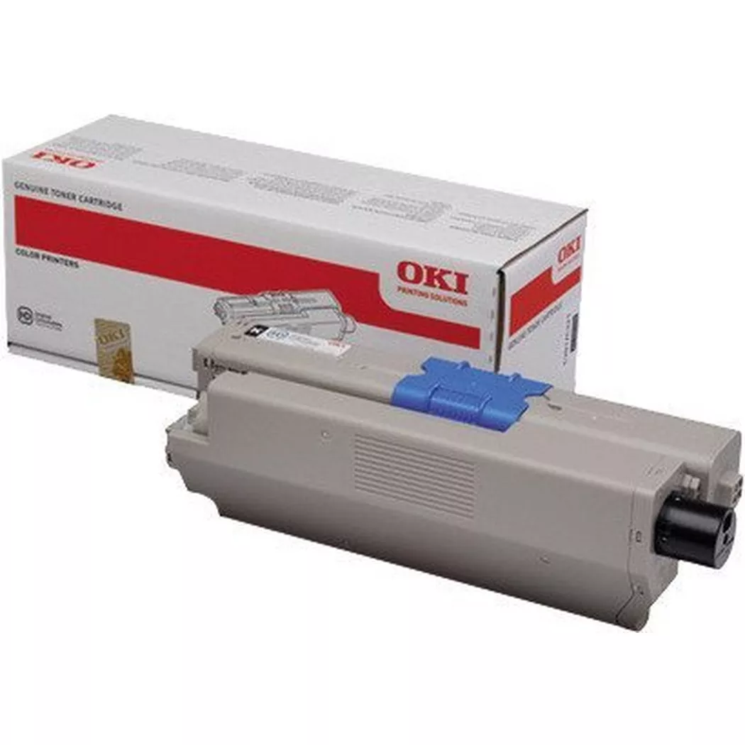 OKI – Toner schwarz 44973536 C301/321 2200 Seiten, Blau, One Size