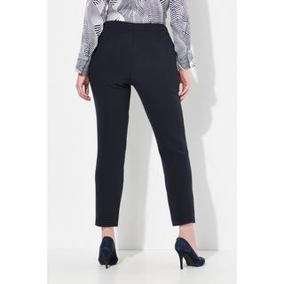 Ulla Popken  Pantalon ajusté en acétate haut de gamme, taille confortable 