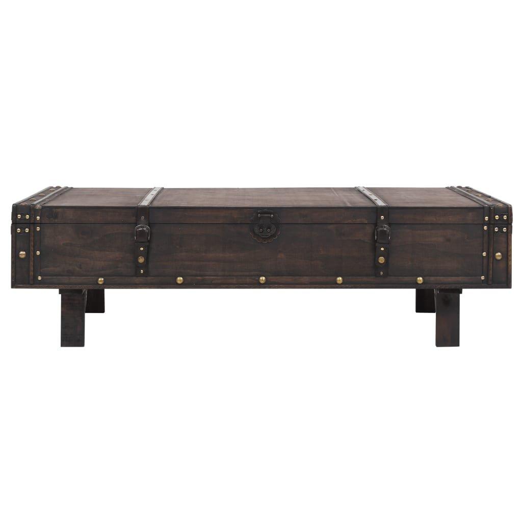 VidaXL Table basse bois  