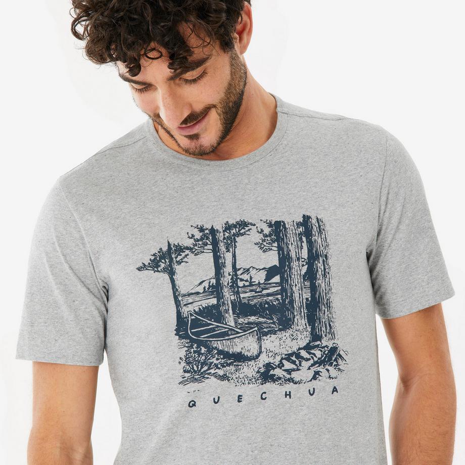 QUECHUA  Kurzarmshirt  Regular Fit Baumwolle 