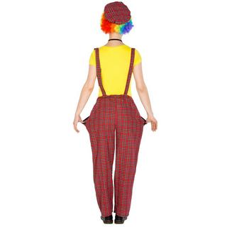 Tectake  Costume da donna - Clown Pepa 