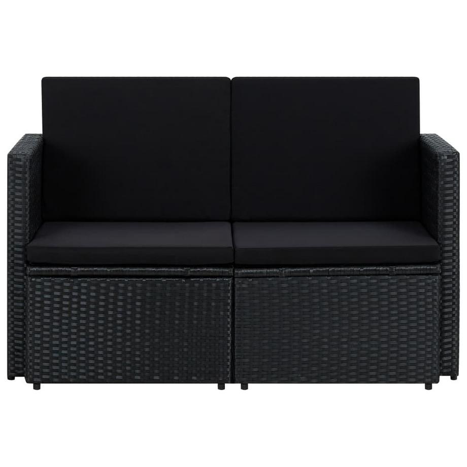 VidaXL Sofa poly-rattan  