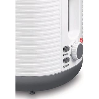 König TOASTER STRIPES WEISS B02602  