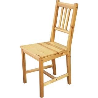 mutoni Chaise de salle à manger Stravix pin naturel (lot de 2)  