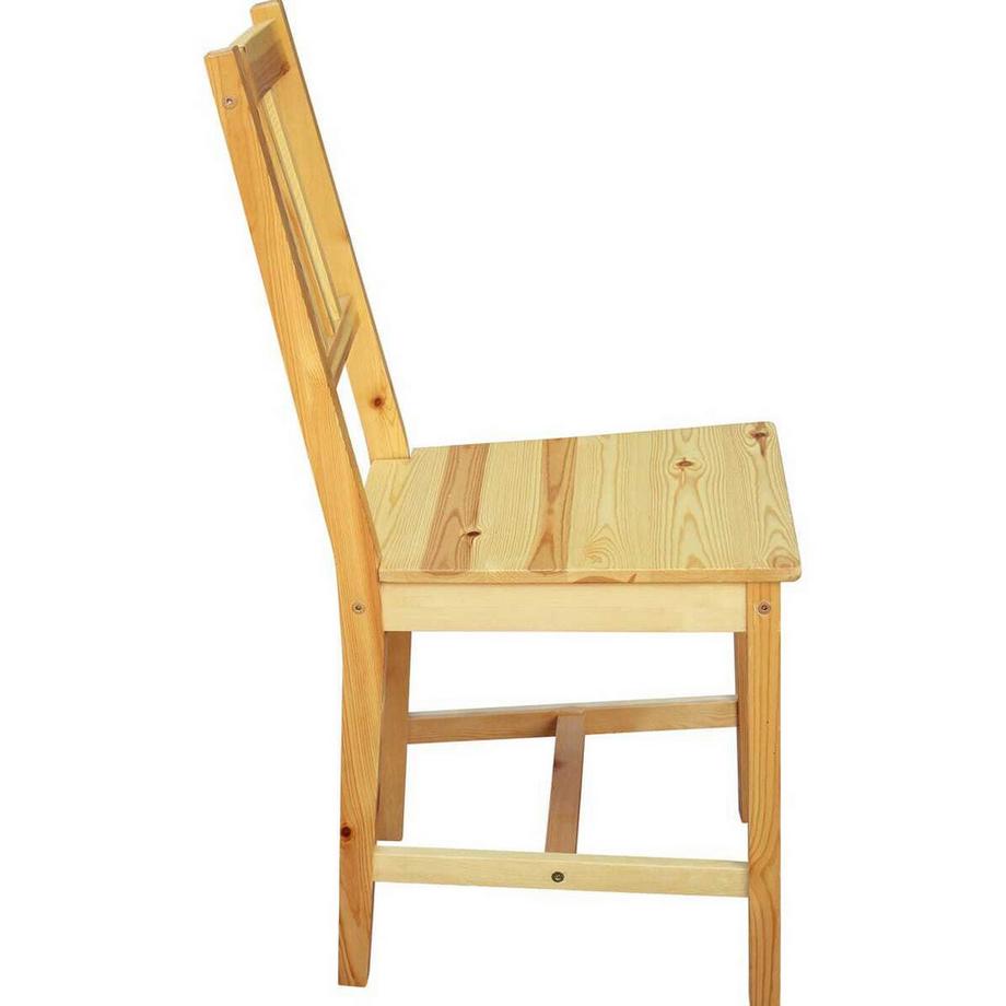 mutoni Esszimmerstuhl Stravix Kiefernholz natur (2er-Set)  