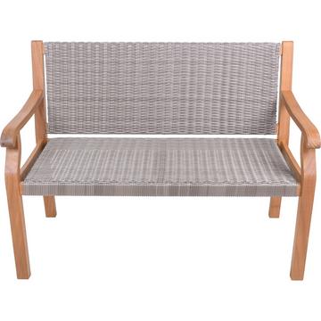 Banc de jardin Rosario gris naturel 120