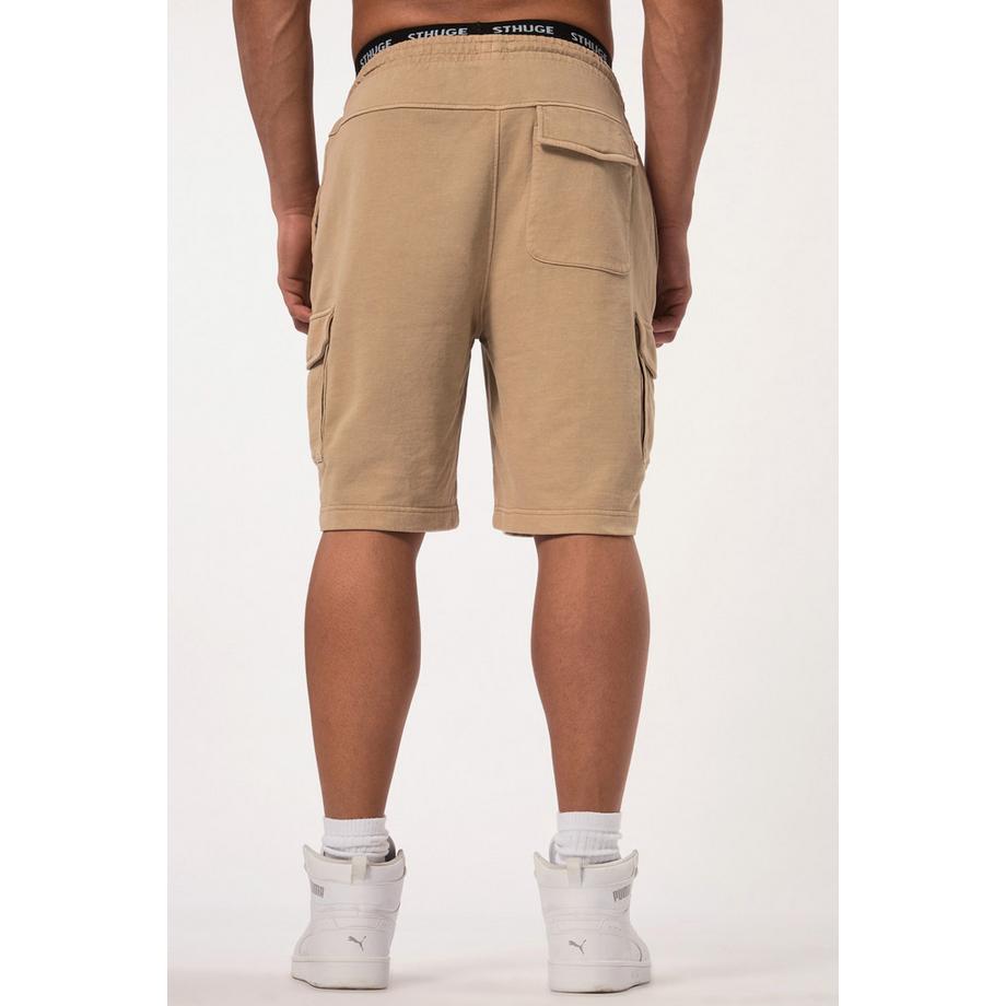 Sthuge Bermuda Cargo Molleton Coupe Relaxed Fit  