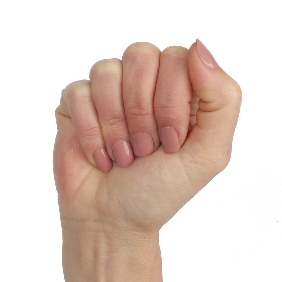 LAUED  vegane Nagelfolien solid brown Dancing With Bears 