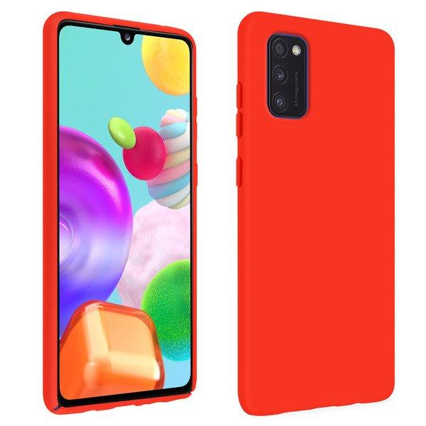 Avizar  Coque Galaxy A41 Soft Touch Rouge 