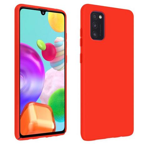 Avizar  Coque Galaxy A41 Soft Touch Rouge 