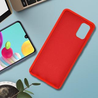 Avizar  Coque Galaxy A41 Soft Touch Rouge 