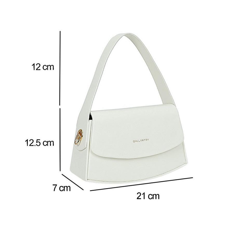 Gallantry Kunstleder Baguette Schultertasche  