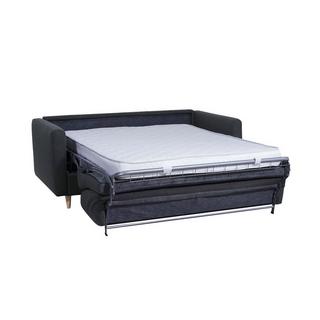 Vente-unique Schlafsofa mit Matratze 3Sitzer Stoff GANOA  