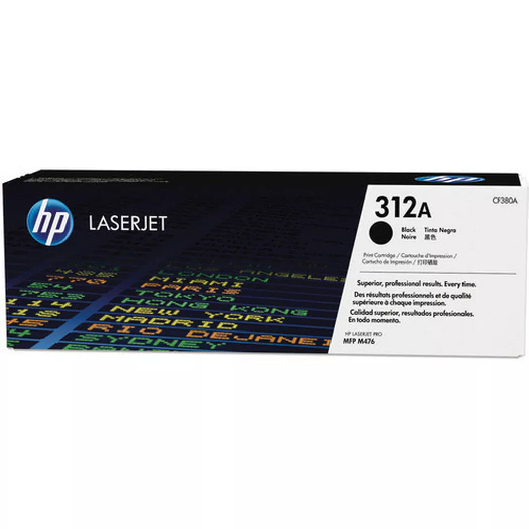 Hewlett-Packard – HP Toner-Modul 312A schwarz CF380A Color LJ Pro M476 2280 S., One Size