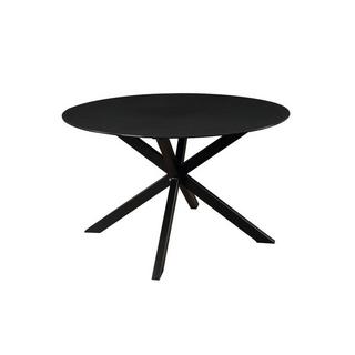 Vente-unique Table à manger de jardin ronde PORTOFINO en aluminium - D.120 cm de MYLIA  
