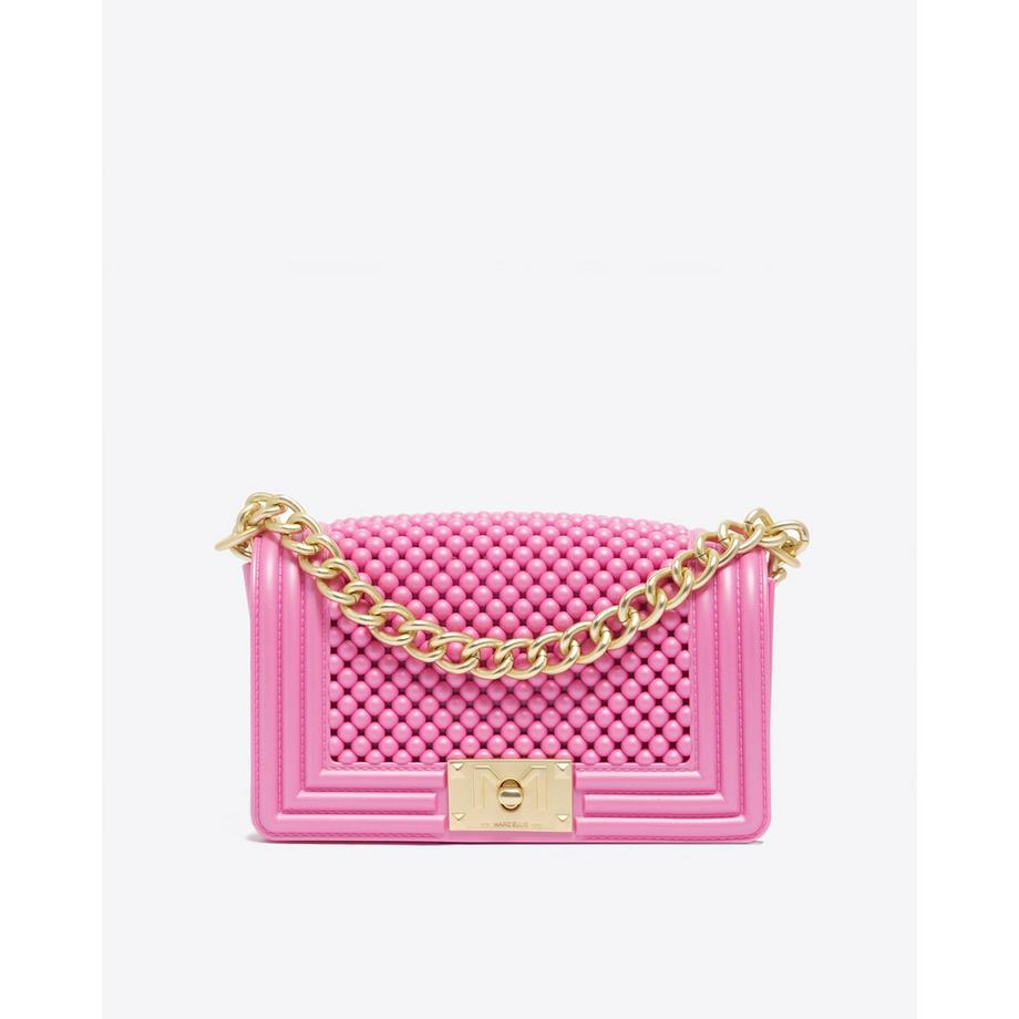 Marc Ellis Sac à main avec rabat perlé  