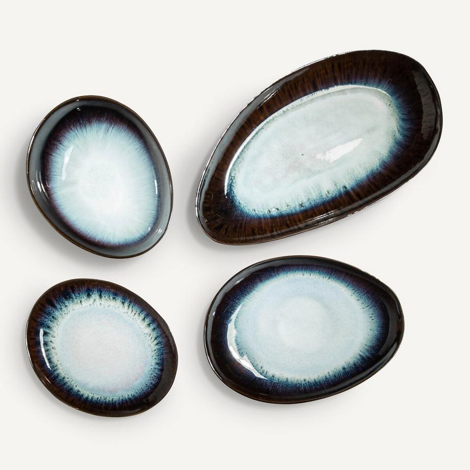 AM.PM 4er-Set tiefe Teller Mytili  