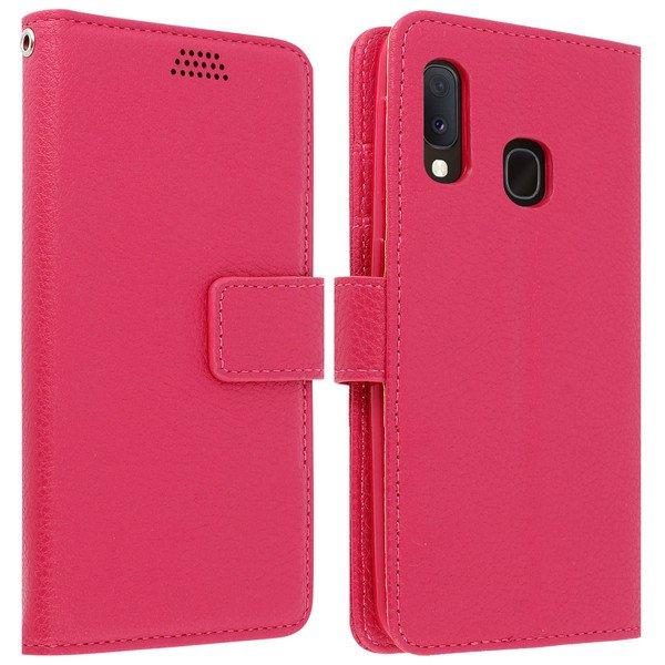 Avizar  Custodia Flip Galaxy A20e Rosa 