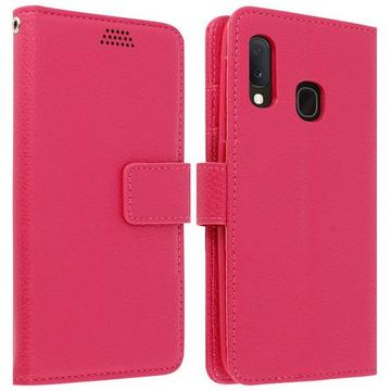 Flip Bookcover Samsung Galaxy A20e Rosa