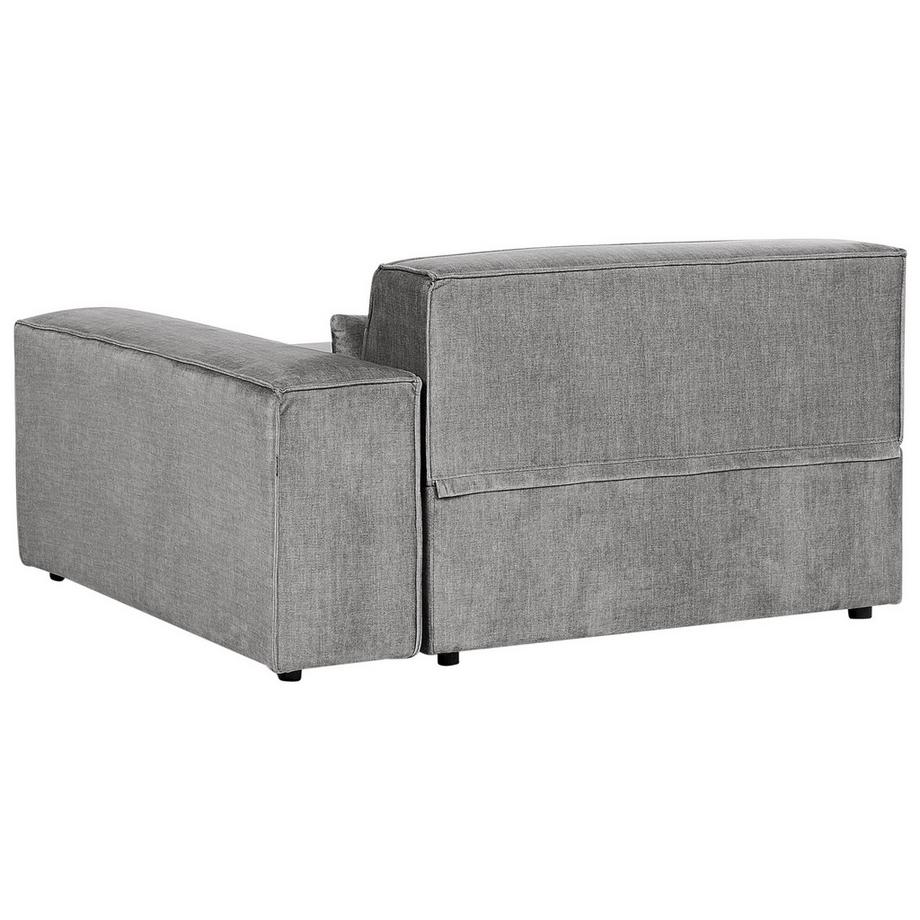 Beliani Module d'angle en Tissu Scandinave HELLNAR  