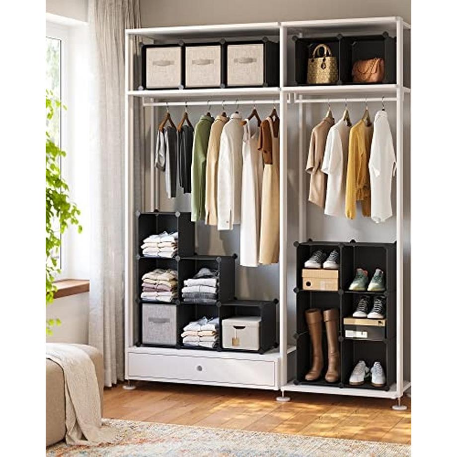 Pricenet  Scaffale portaoggetti a cubo fai-da-te - 15 unità robuste e espandibili 