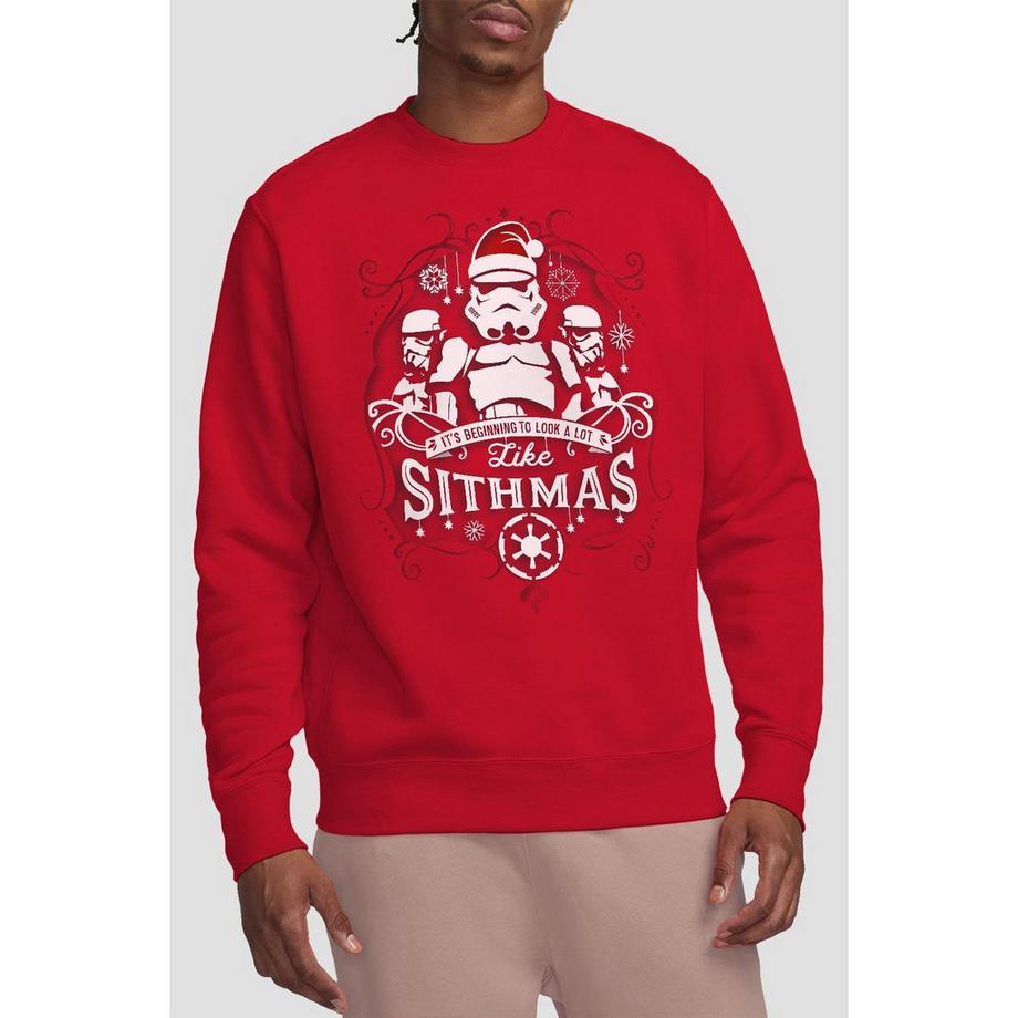 STAR WARS Beginning To Look A Lot Like Sithmas Grafikdruck Sweatshirt  