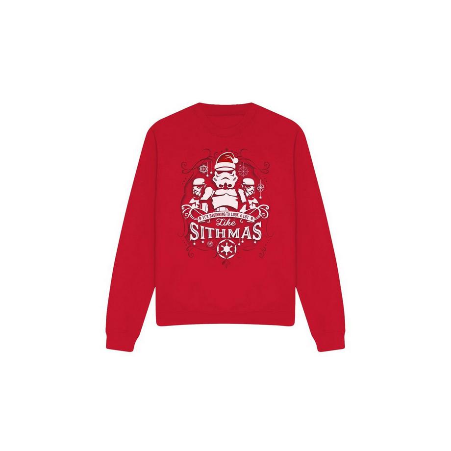 STAR WARS Beginning To Look A Lot Like Sithmas Grafikdruck Sweatshirt  