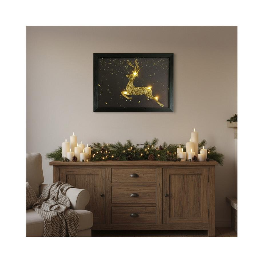 Dameco LED Bild Hirsch  