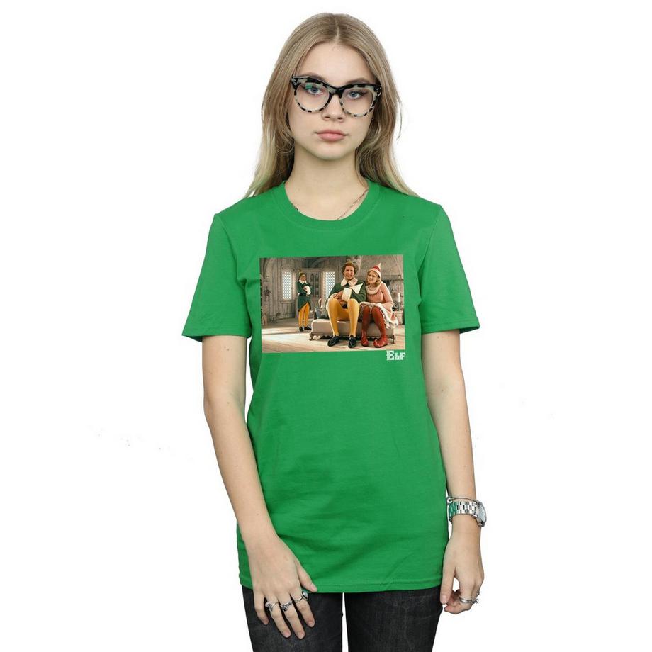 Elf Buddy e Jovie T-Shirt Stampata  