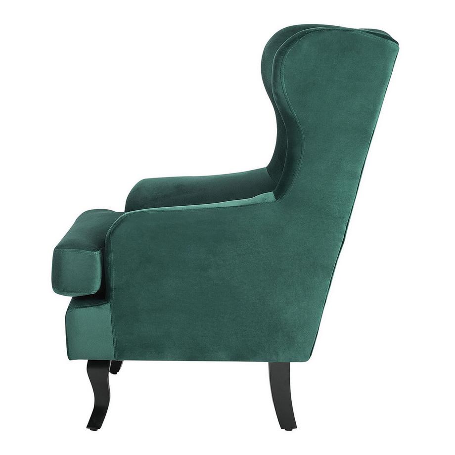 Beliani Sessel aus Samtstoff Retro ALTA  