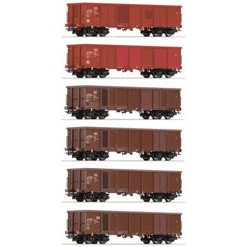 Lot de 6 wagons de marchandises de la DB AG