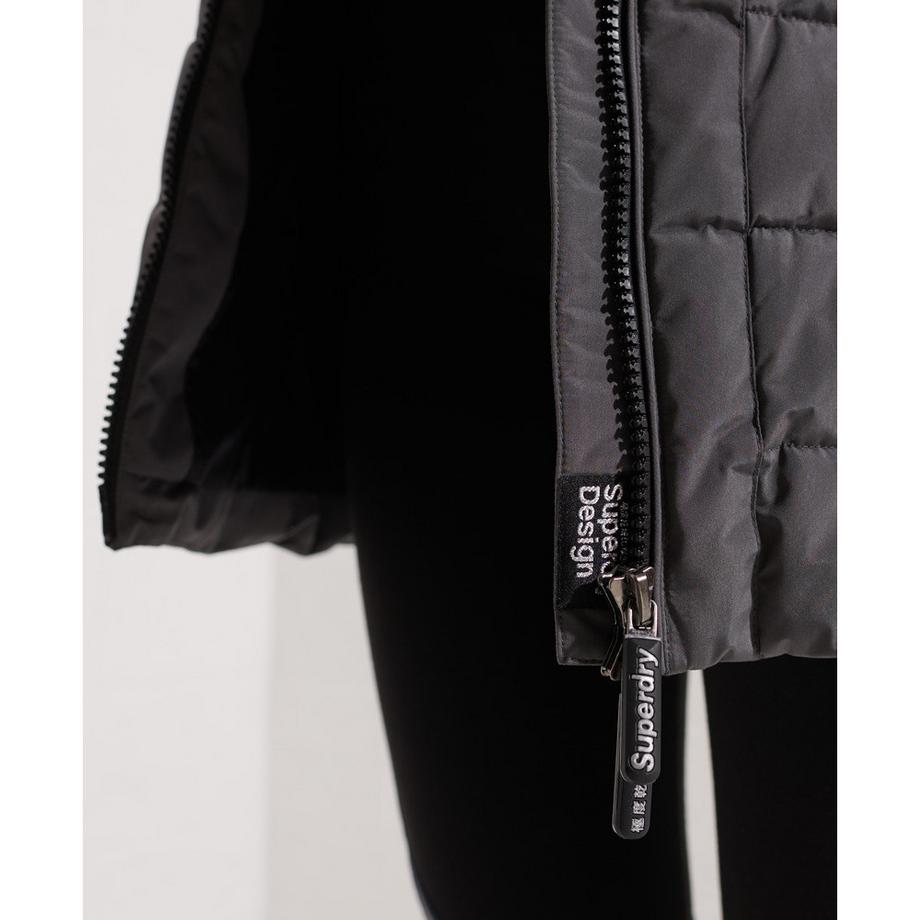 Superdry lange daunenjacke damen arctic  