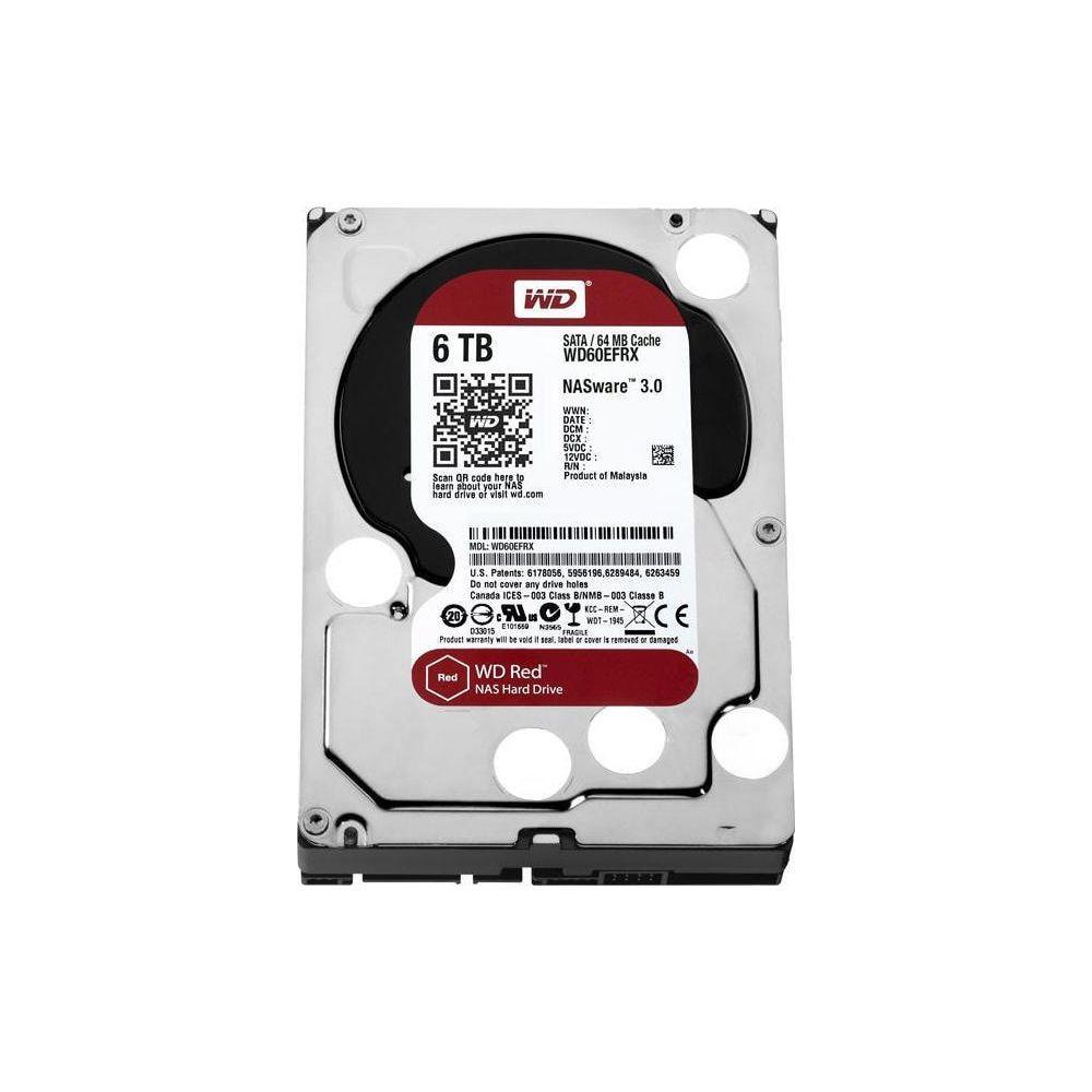 WD  Red Plus disco rigido interno 6 TB 5400 Giri/min 256 MB 3.5" Serial ATA III 