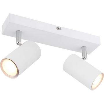 Strahler Robby Metall weiss 2xGU10