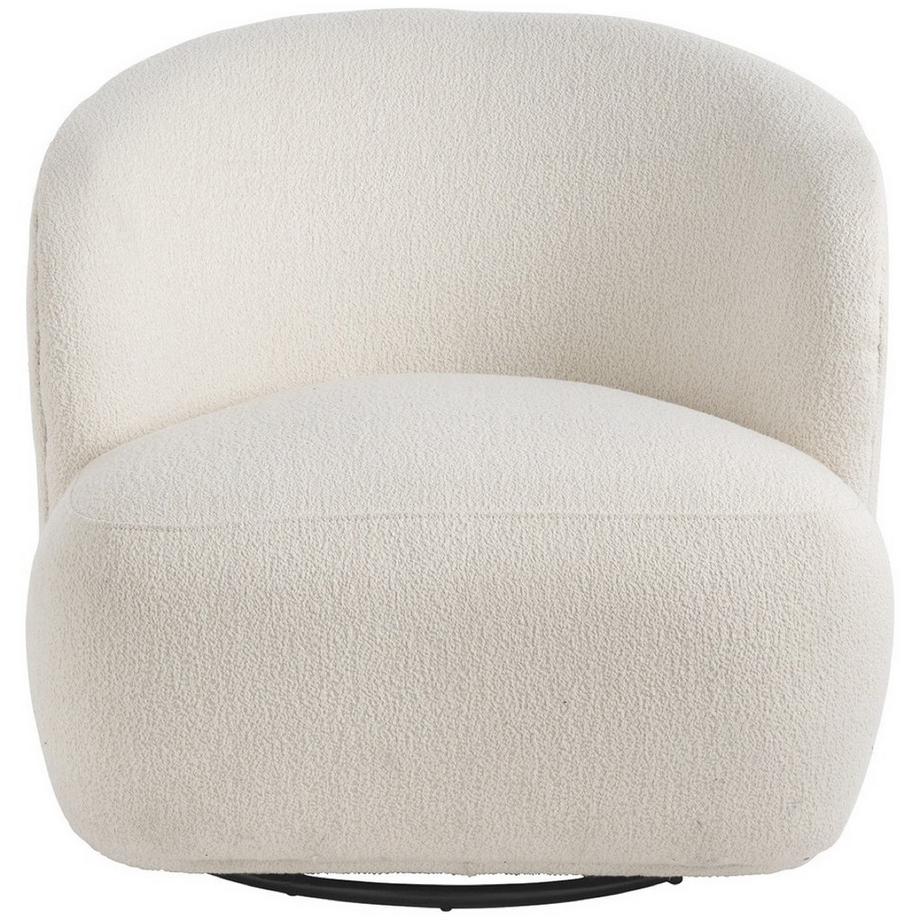 Fauteuil Lisette Bouclé crème