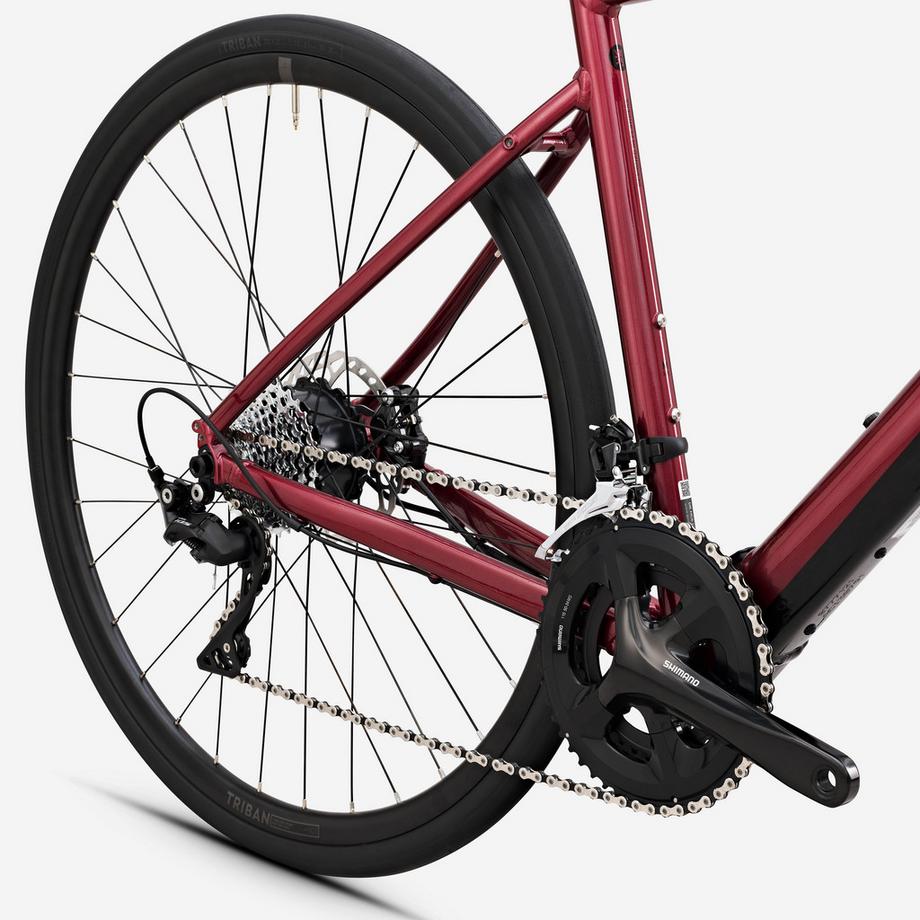 VAN RYSEL  Bici da corsa uomo con assistenza elettronica telaio alluminio 