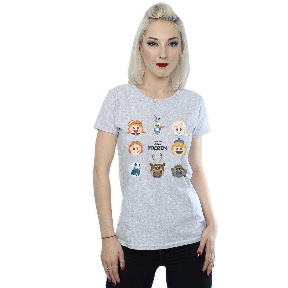 Disney T-Shirt Frozen Personnages Emoji  