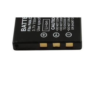 Avizar  Batteria 750mAh Fotocamera per Panasonic Lumix DMC-FX2 3,7V Li-ion 