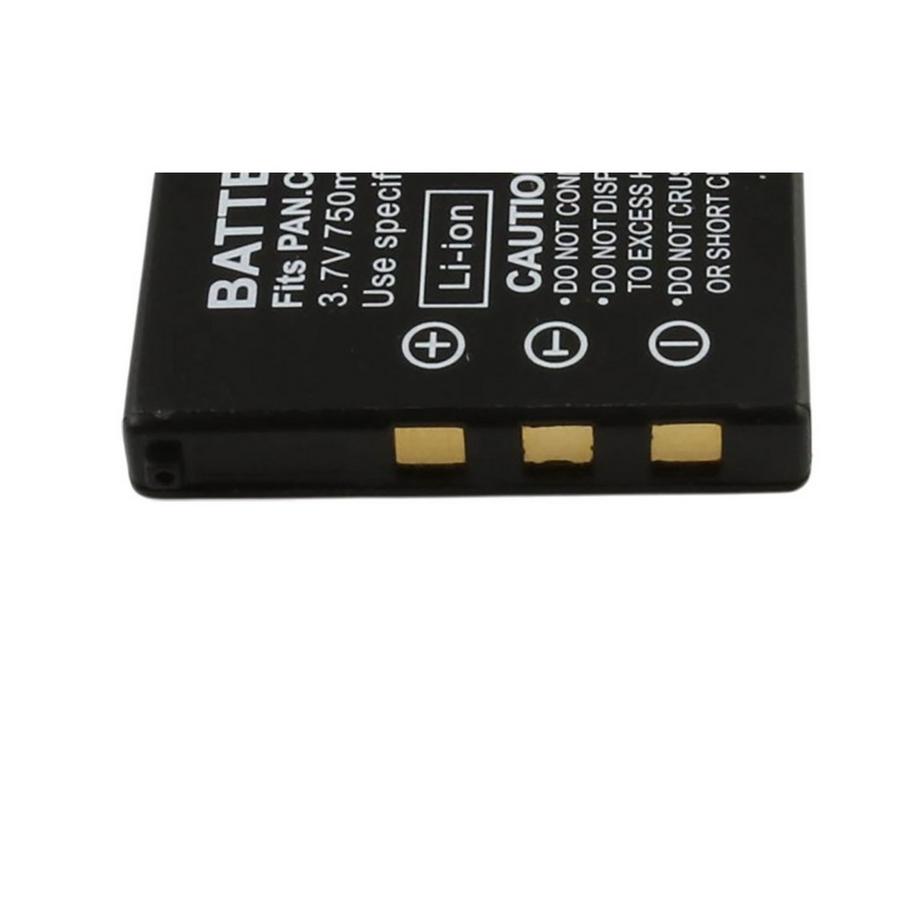 Avizar  Batteria 750mAh Fotocamera per Panasonic Lumix DMC-FX2 3,7V Li-ion 