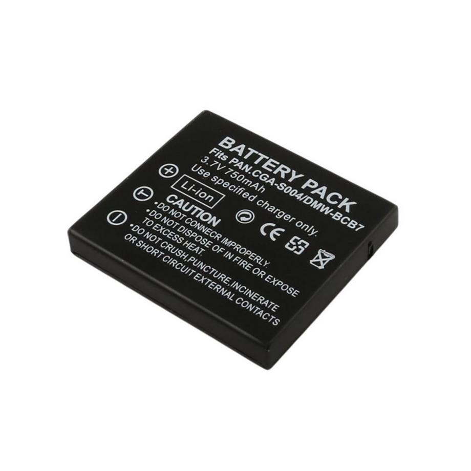 Batteria 750mAh Fotocamera per Panasonic Lumix DMC-FX2 3,7V Li-ion