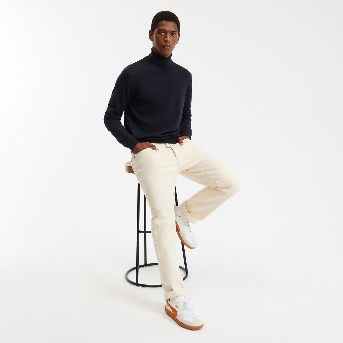 La Redoute Collections Rollkragenpullover Merinowolle  