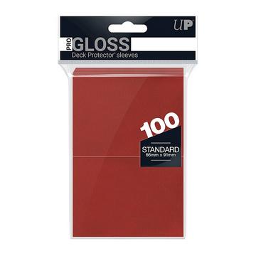 Red Deck Protector Standard (100) NEW SIZE
