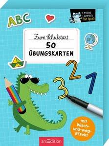 Erstes Lernen mit Spaß - Zum Schulstart: 50 Übungskarten Schüttler, Kai (Illustrationen) Copertina rigida 